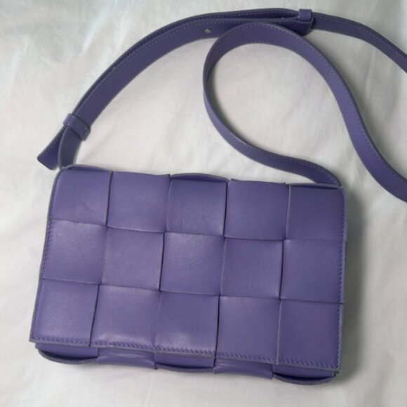 Bottega Veneta Purple Medium Cassette - Like New - Picture 1 of 5